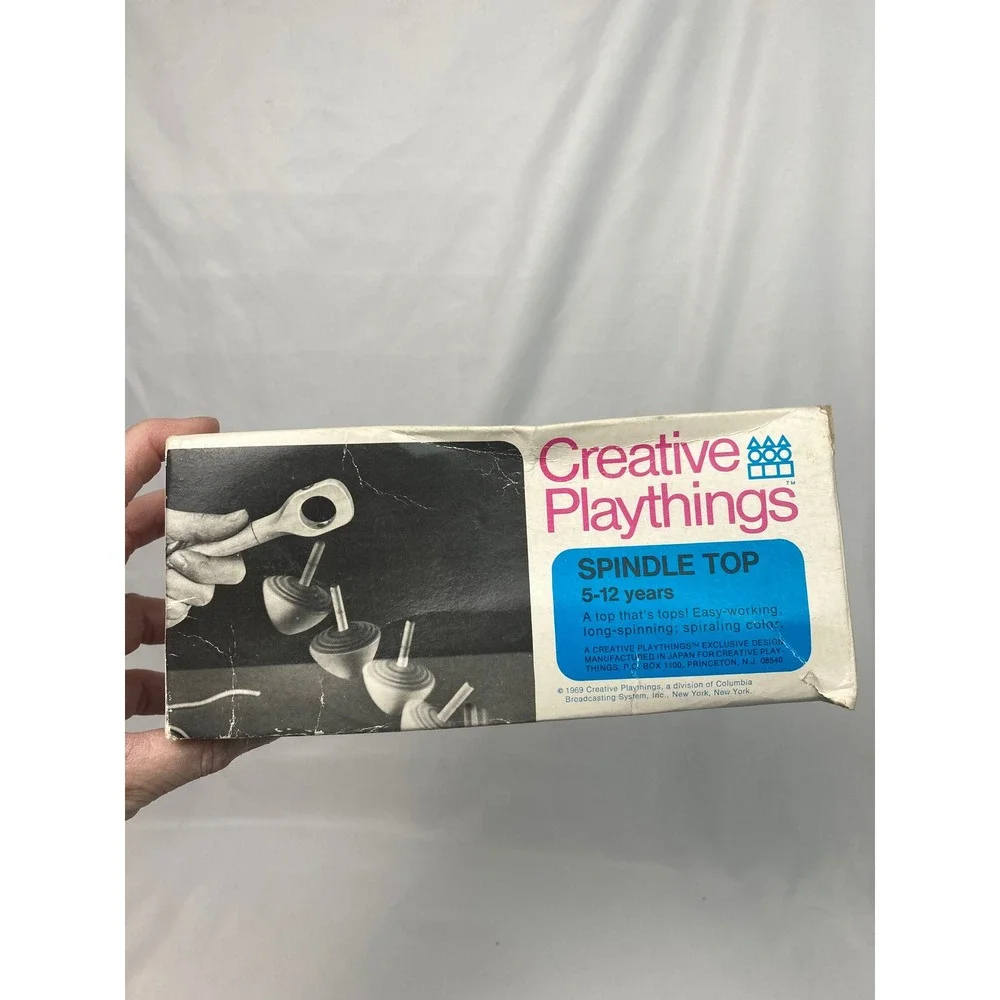 Vintage Creative Playthings Spindle Top Toy in‎ Original Box – 1969 Japan